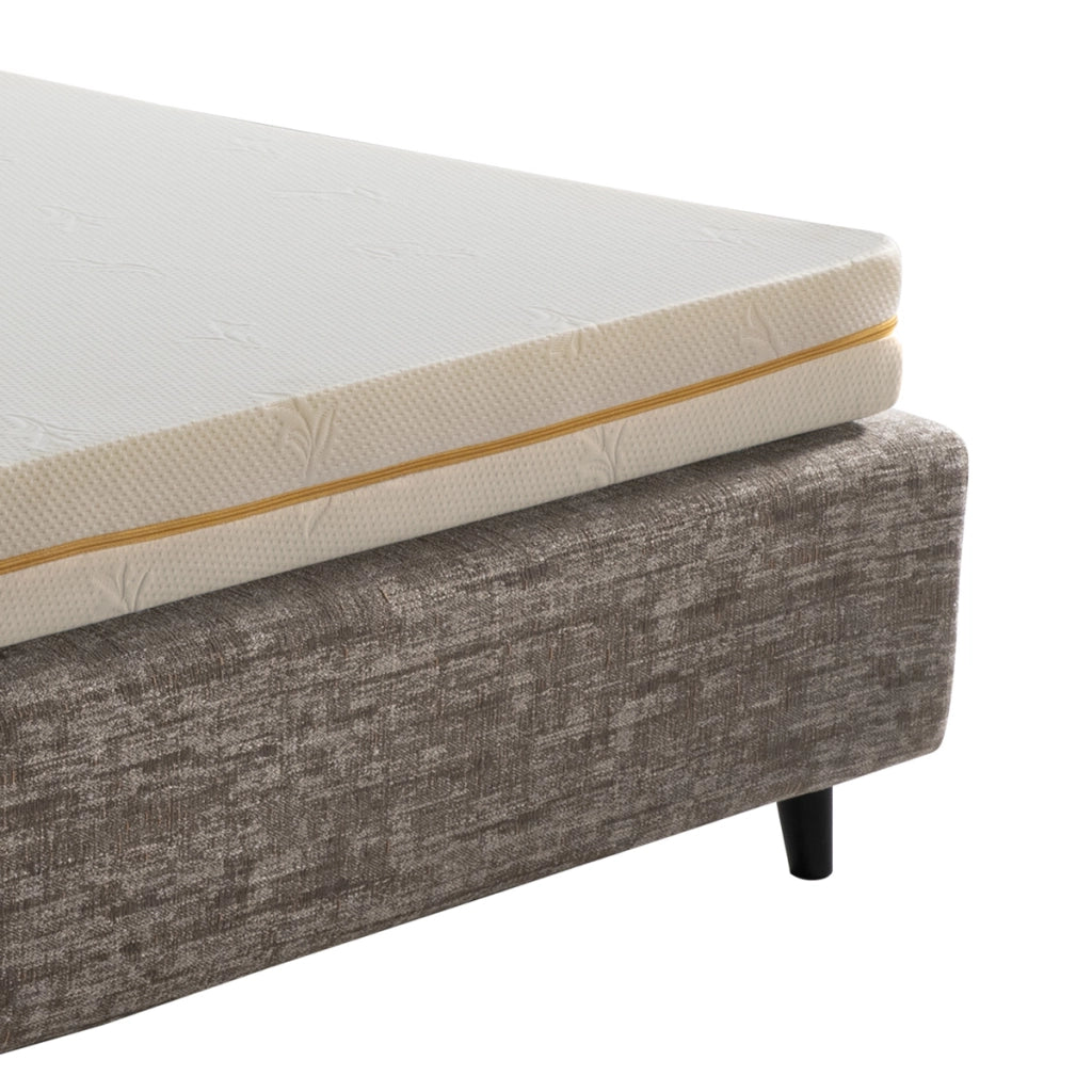 Materasso Singolo per Divano Letto 70x200 h 12 cm. Materassino Pieghevole Schiuma Ortopedico. Rivestimento Sfoderabile Cotone Fresco e Traspirante.