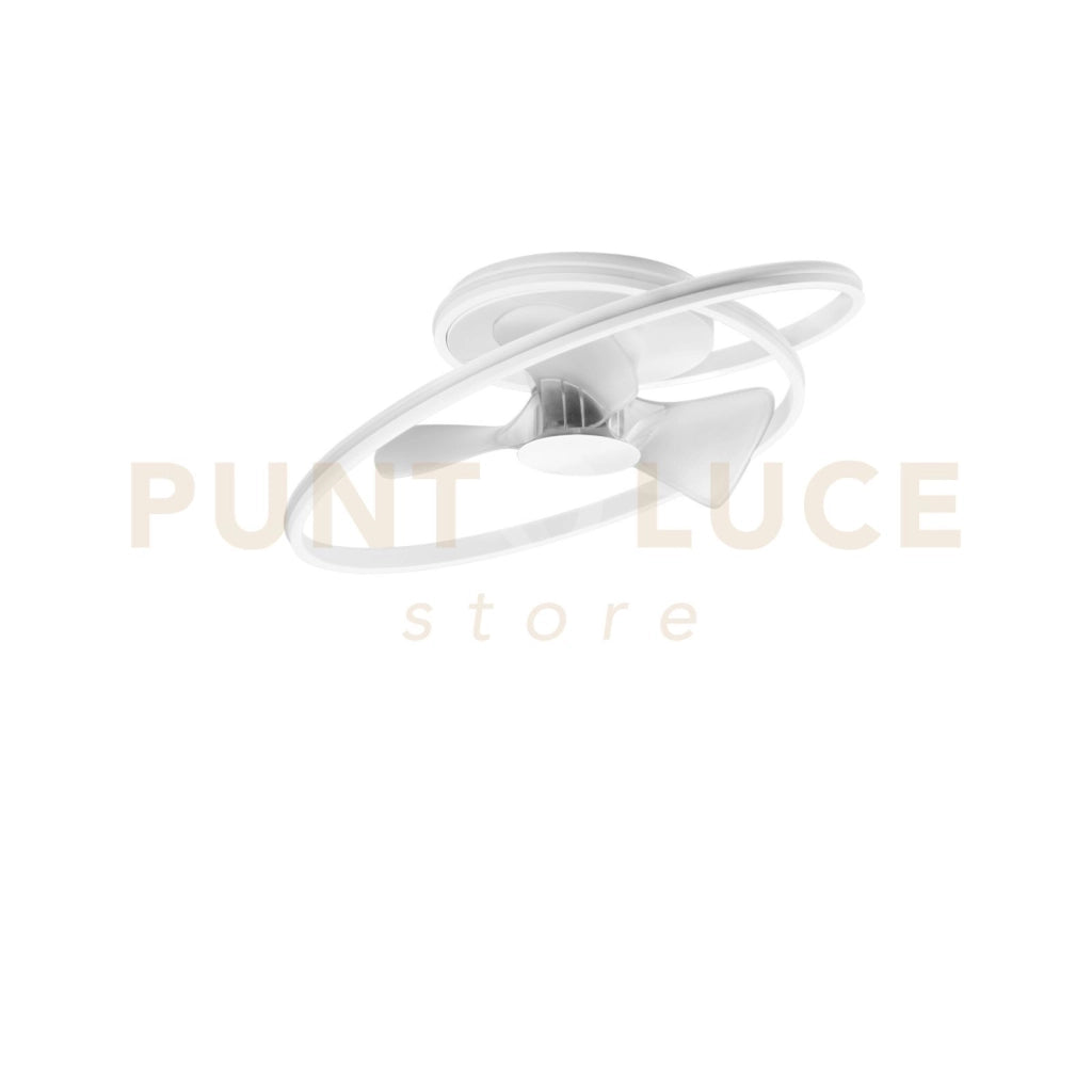 PLAFONIERA LED VENTILATORE AUSTER BIANCO 65W CCT3000K Luce calda,4000K Luce naturale,6500K Luce fredda,RGB  7650LM 77X24CM
