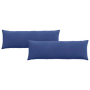 Cuscini da Divano 2 pz | Cuscini per sedie Blu Polizia 120 x 40 cm