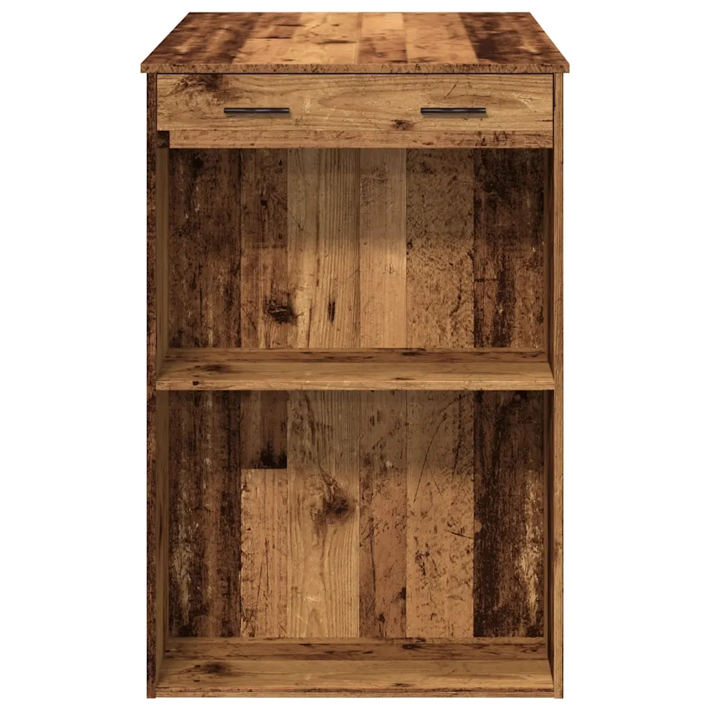 Tavolo da Bar Legno Antico 102x70x103,5 cm in in Truciolato 3309328