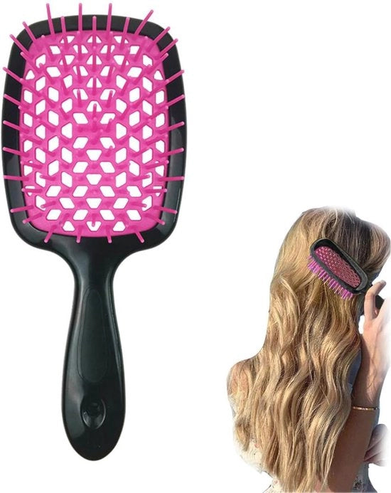 Borsetta per capelli ricci e ribelli - Antistatico, Rosa-Rosso
