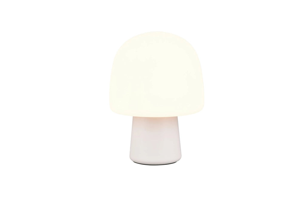 Lampada da tavolo STEEN Trio grigia vetro bianco E14 10W
