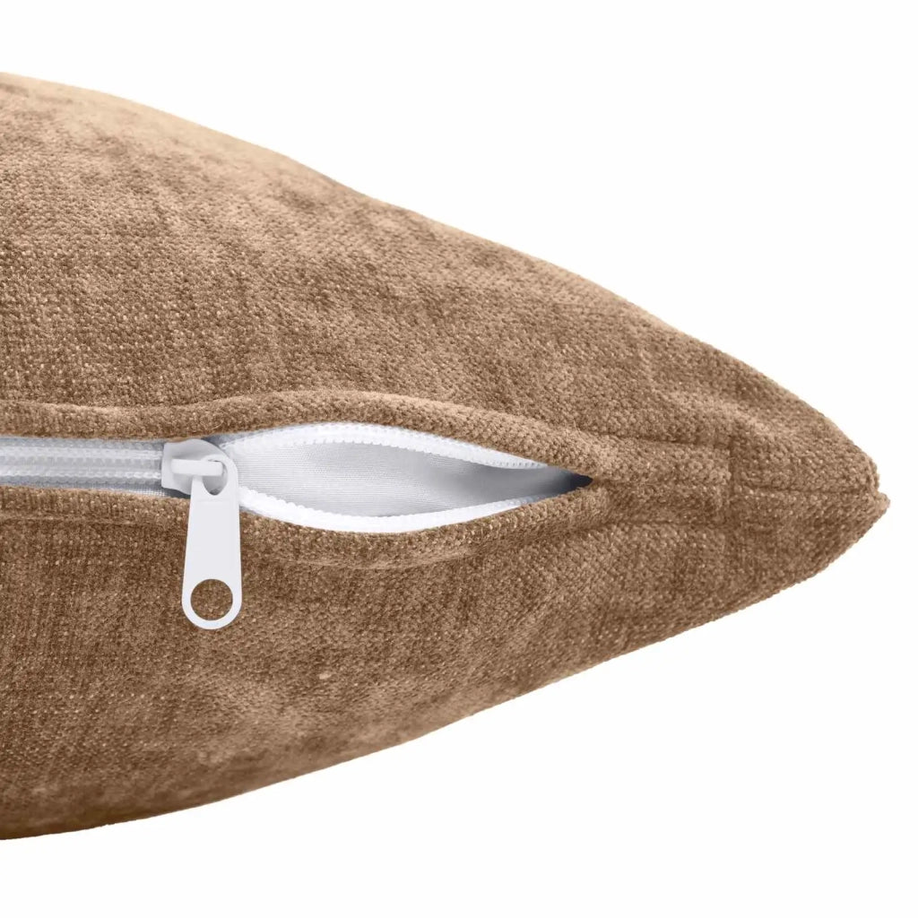 Federa 2 pz HEERLEN Marrone 40 x 40 cm Tessuto Chenille 908515