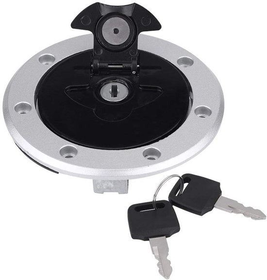 Coperchio per serbatoio carburante in acciaio inossidabile duraturo - sostituzione - installazione facile - compatibile con ZXR750/ZXR1100 - progettato per prevenire la corrosione - coperchio serbatoio carburante