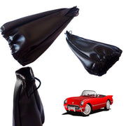 Trade Shop - Cuffia Copri Leva Cambio Auto Antipolvere Universale In Similpelle 8280 -