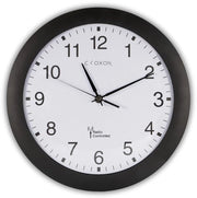 Orologio a parete radiocomandato 30 cm orologio a parete grande nero per cucina, soggiorno, ufficio, orologio a parete radiocomandato, molto preciso orologio a parete radiocomandato, grande (nero)