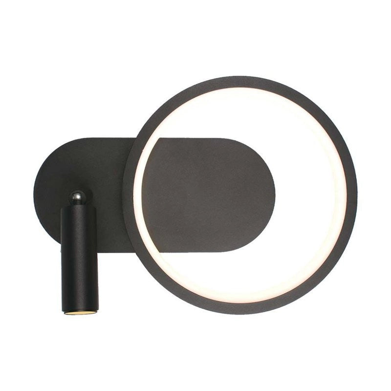 Applique Lampada LED da Muro 14W 250*100*180mm in Metallo Colore Nero 4000K SKU-14980