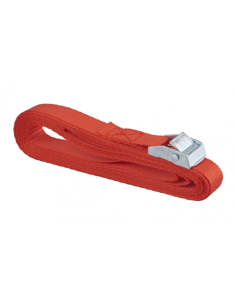 Cinghia di serraggio 5 m con fibbia autobloccante, rossa – THIRARD