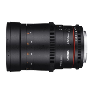 MF 135 mm T2.2 obiettivo video DSLR Sony E per full-frame e APS-C con messa a fuoco interna e alta velocità Per ritratti e paesaggi