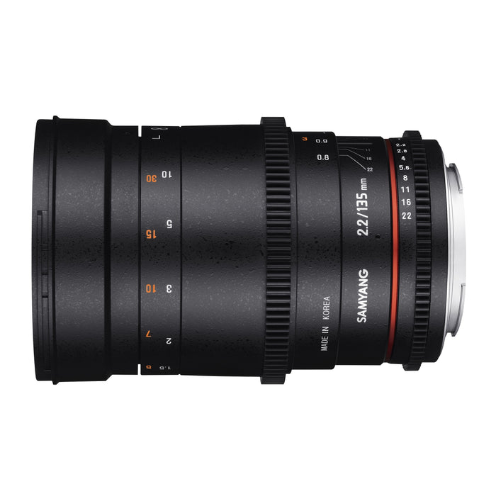 MF 135 mm T2.2 obiettivo video DSLR Sony E per full-frame e APS-C con messa a fuoco interna e alta velocità Per ritratti e paesaggi
