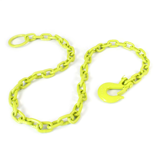 Catena forestale rotonda Tirante 1,83 mx10mm con anello di sospensione e gancio di sicurezza