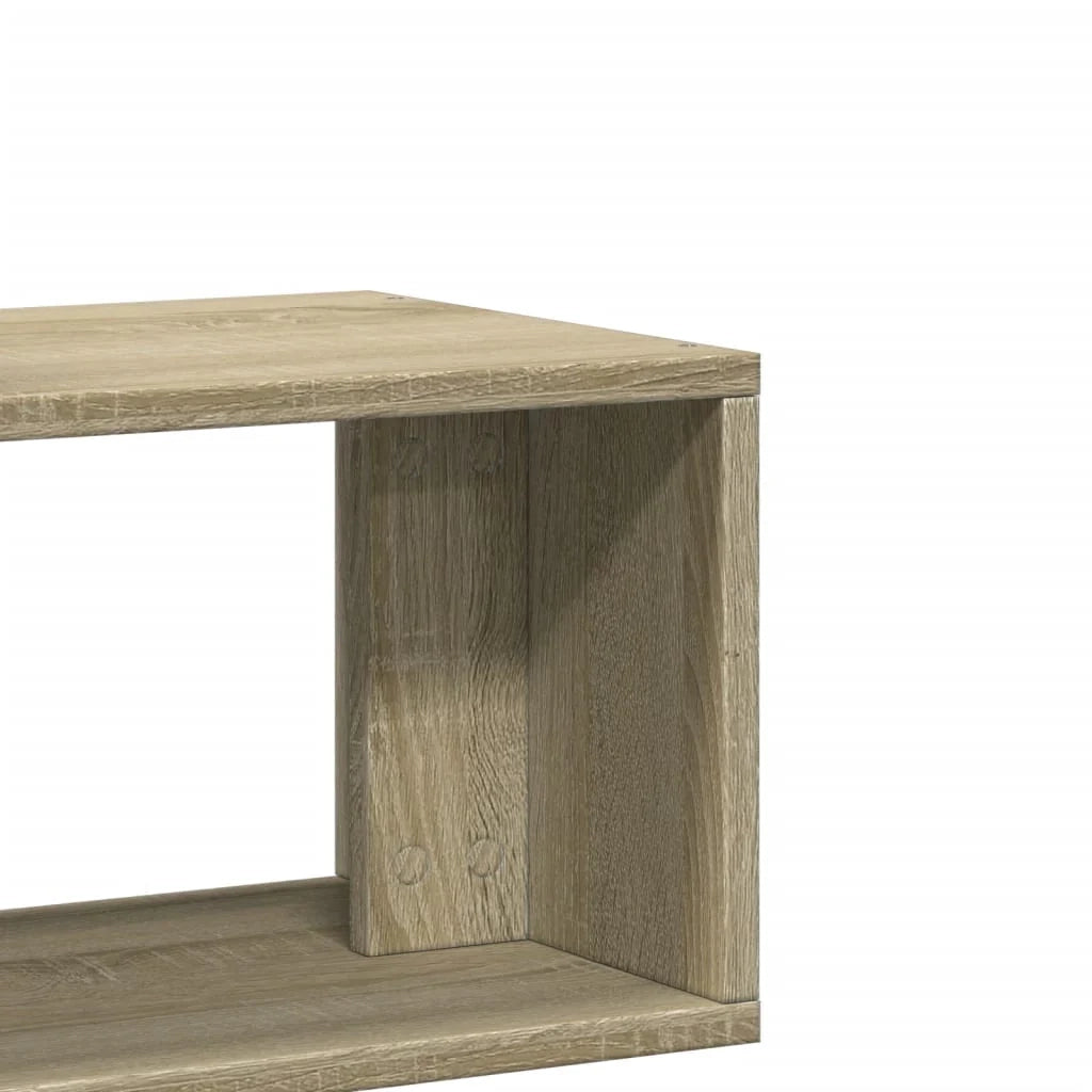 Mobile TV multimediale scaffale TV credenza mobile TV sala da pranzo soggiorno camera da letto 2 pezzi rovere Sonoma 75 x 30 x 50 cm legno ingegnerizzato marrone 02_0028618