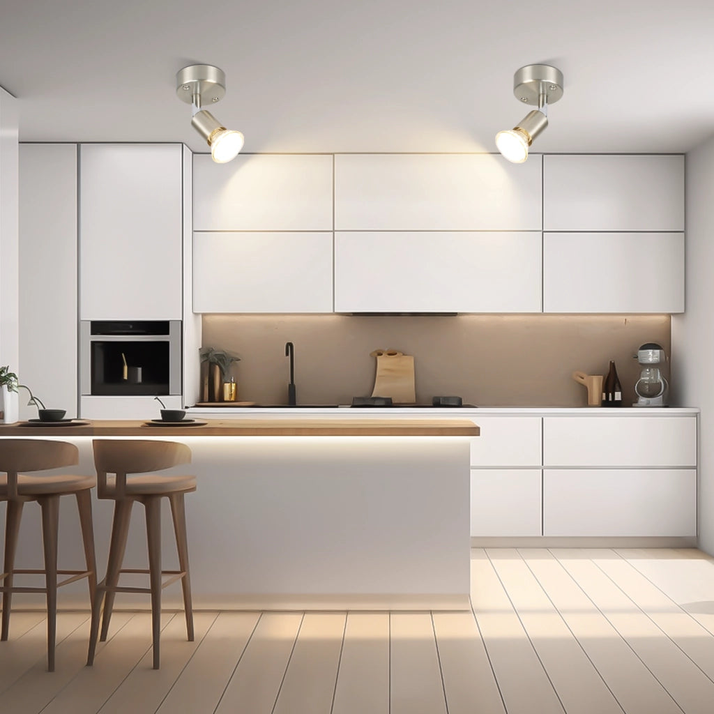 ZMH Faretto da soffitto moderni 1 fiamma GU10 con lampadina inclusa