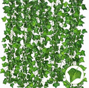 Foglie di Ficus Artificiale Perenni Pendenti per Decorazione Interna ed Esterna, 12 pezzi da 2,1 Metri