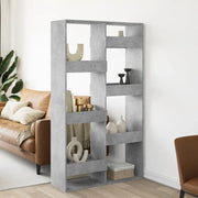 vidaXL Divisorio Grigio Cemento 100x33x175 cm in Truciolato