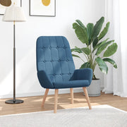 vidaXL Sedia Relax Blu in Tessuto