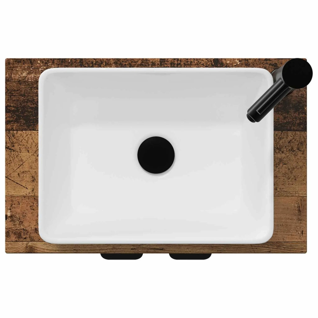 Mobile da bagno con lavabo Legno antico 54 x 35 x 83 cm