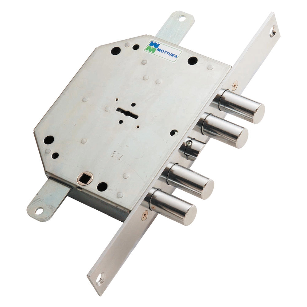 Serratura Da Infilare Triplice Per Porte Blindate  Sx E 60 - Mm 132 X 165