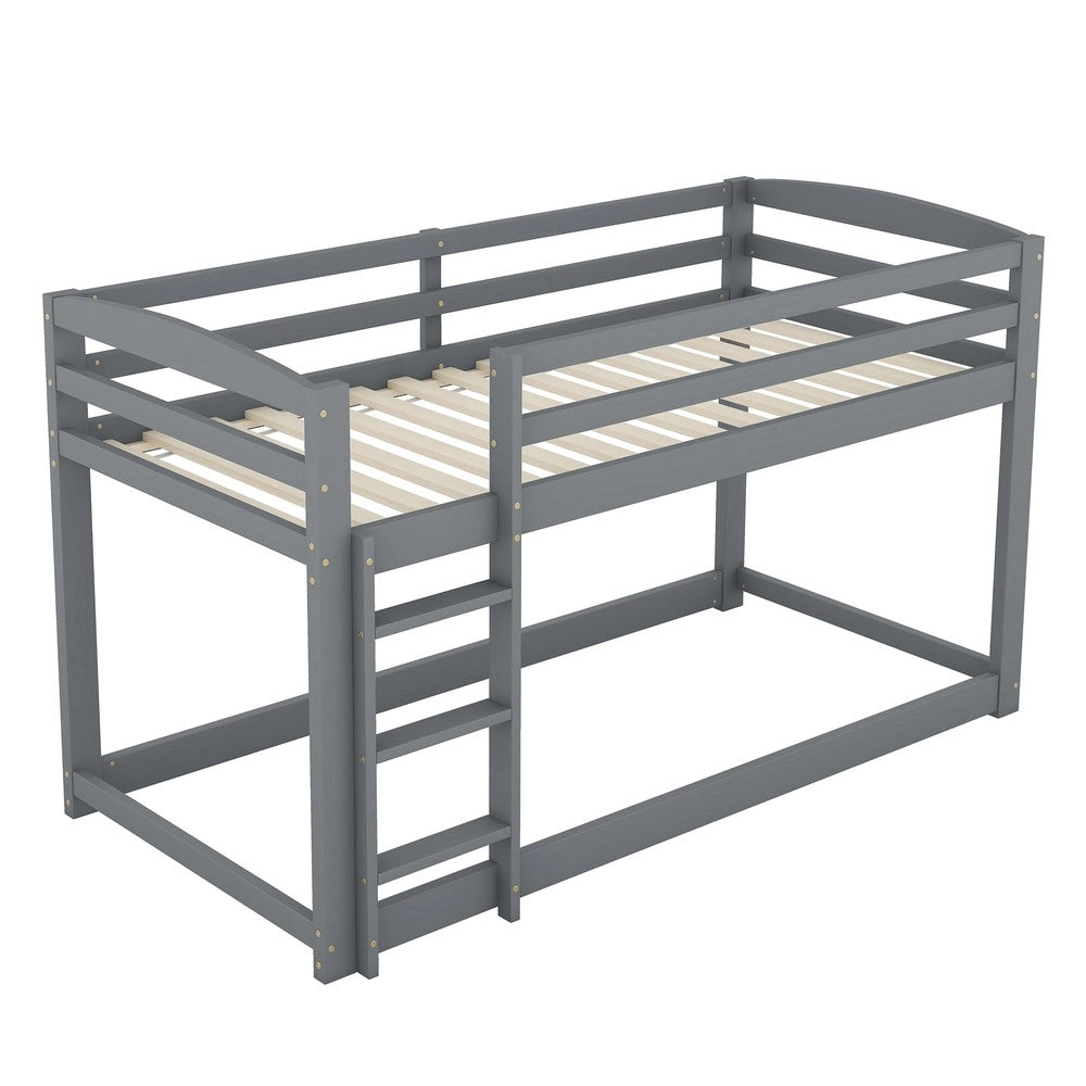 Letto a Castello per Bambini ¨C MINIMAL ¨C Pino Massello, Grigio, 90x200