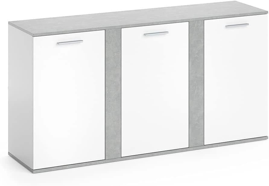 Cassettiera Novelli, Sonoma, 40 x 80 cm con ante, adatto per riporre abiti e oggetti per la casa