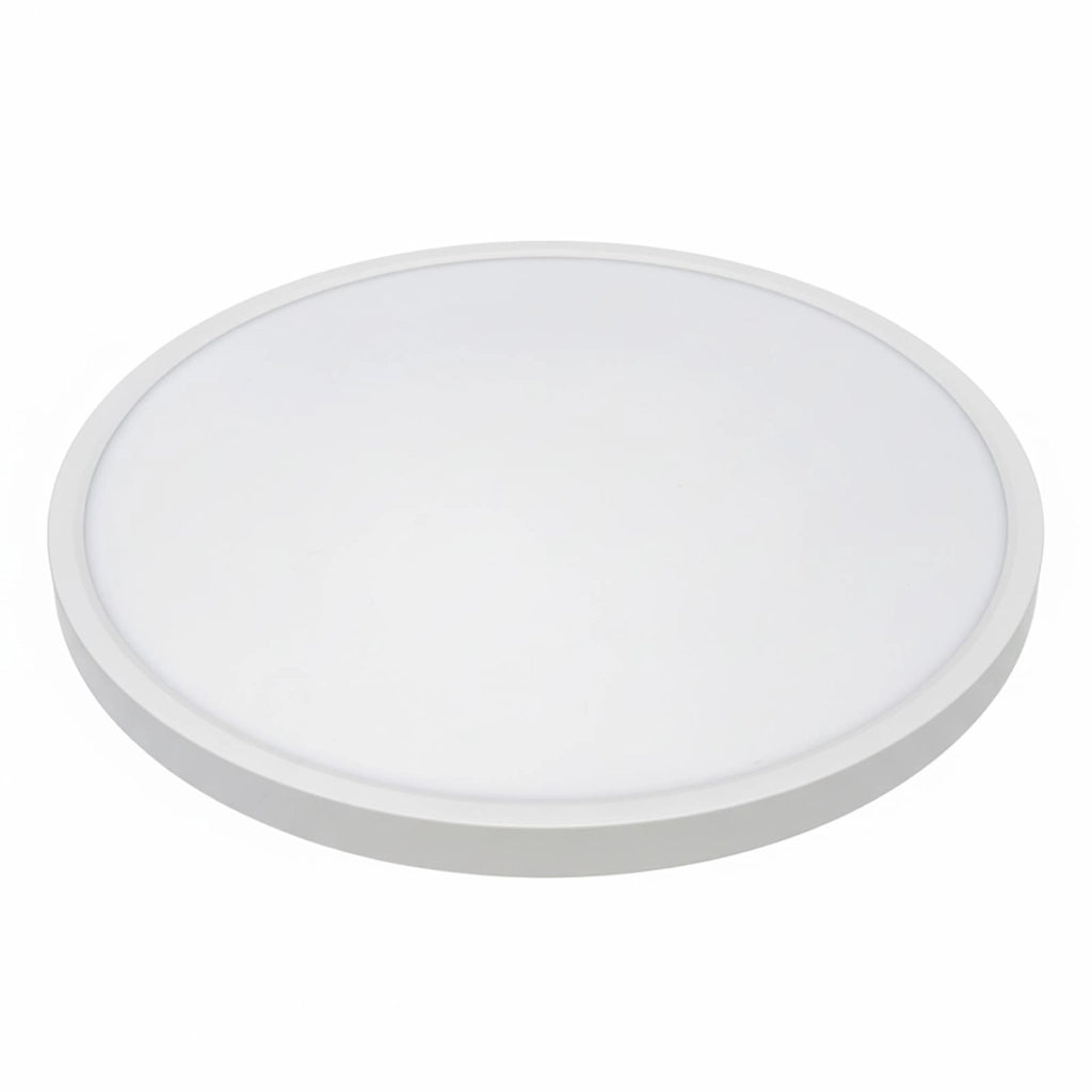 Plafoniera Design Slim LED 36W CCT IP40 Lampada Moderna Soffitto Luce Bagno Cucina Soggiorno Ufficio 48cm colore BIANCO