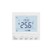 Termostato WIFI Con Bottone Protocollo WIFI 2.4G TUYA, Smart Life Quadrata Compatibile Con Scatola 502 Riscaldamento Caldaia a Gas Bianco 5A 95-240V IP20