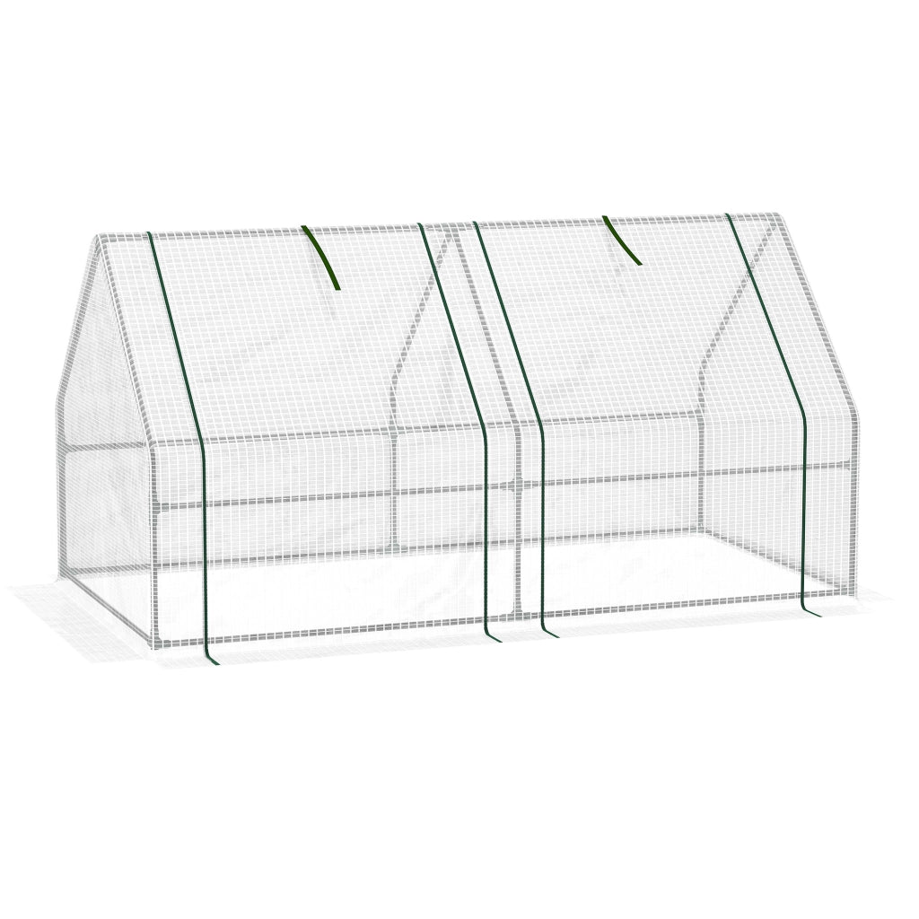 Mini Serra da Giardino ¨C zephmum ¨C Bianco 180x90x90cm