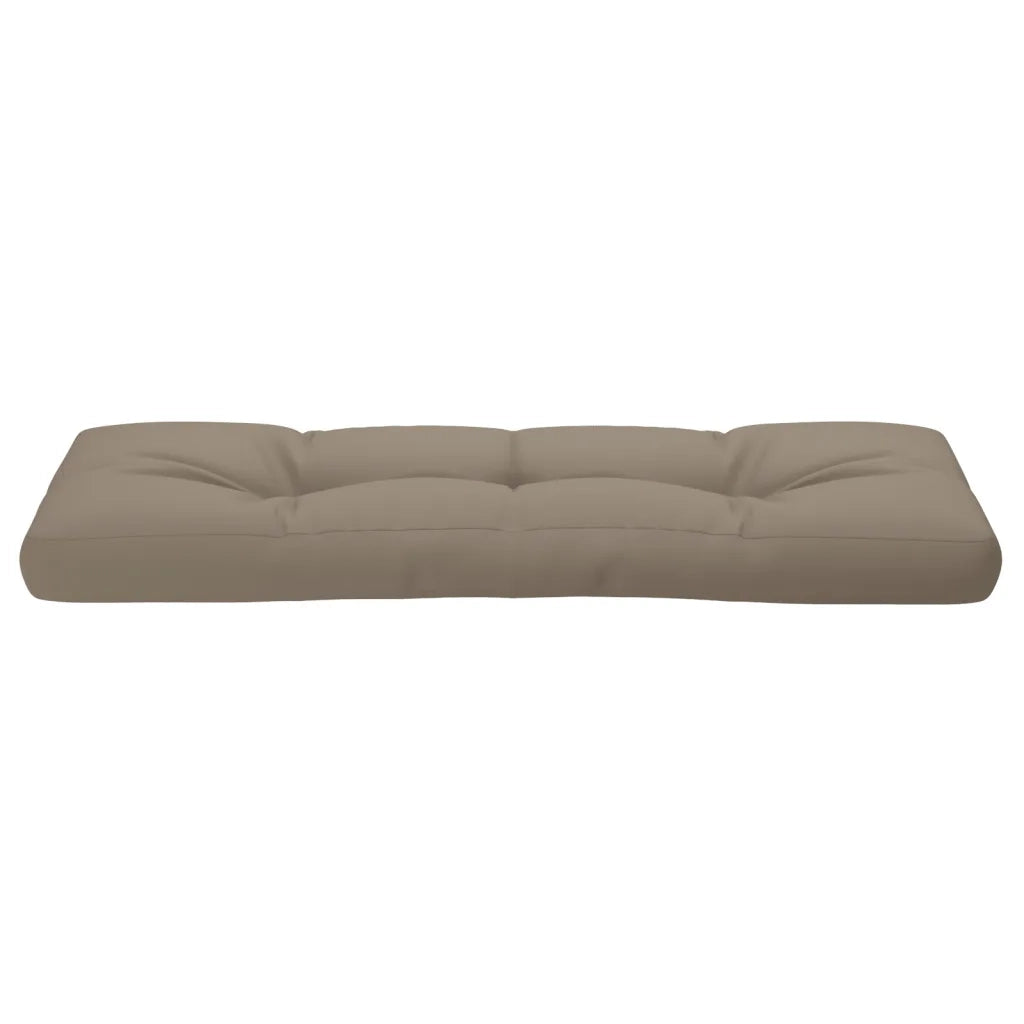 vidaXL Cuscino per Pallet Tortora 120x40x12 cm in Tessuto