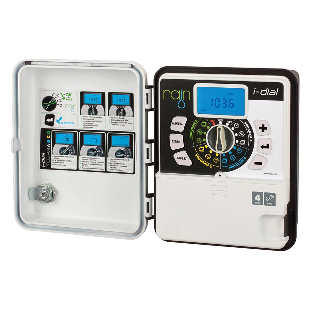 CENTRALINA PER IRRIGAZIONE RAIN 'I-DIAL' 8 stazioni - 24 volt  - RAIN