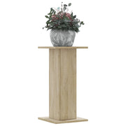 vidaXL Supporti per Piante 2 pz Rovere Sonoma 30x30x60cm in Truciolato