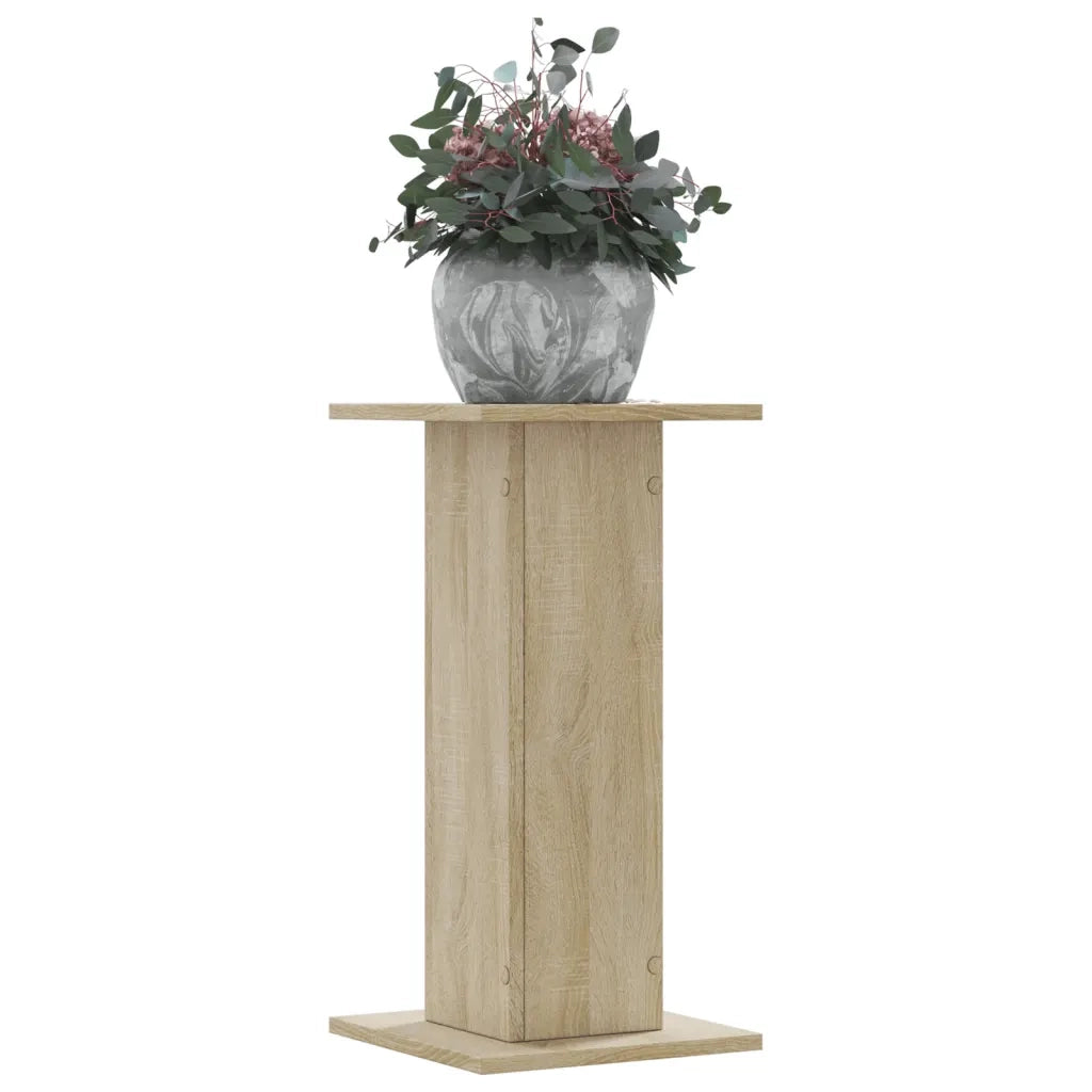vidaXL Supporti per Piante 2 pz Rovere Sonoma 30x30x60cm in Truciolato