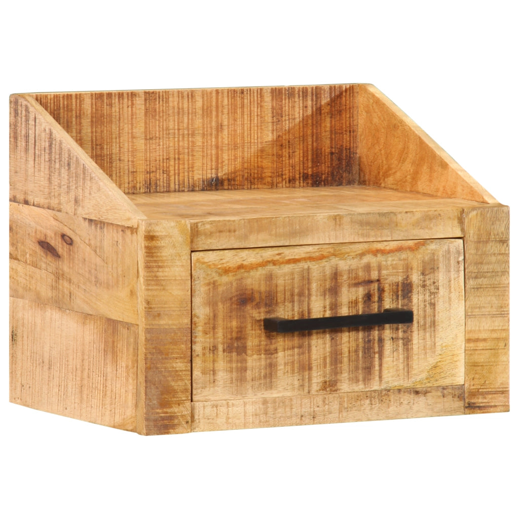Mobiletto da notte 40x30x30 cm Legno massello di mango rustico