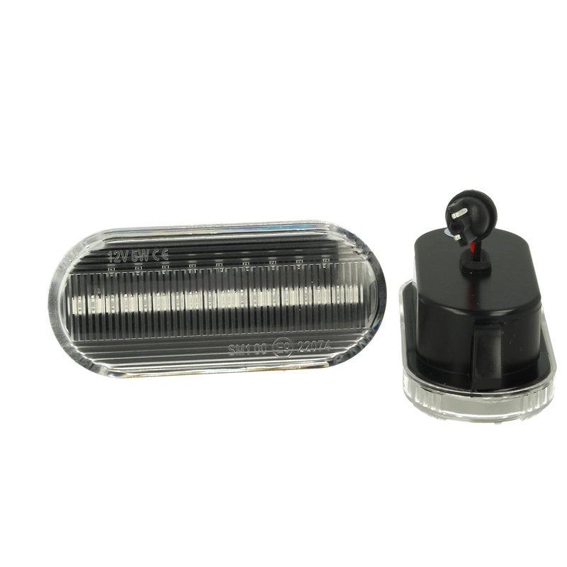 Kit Freccia Laterale a Led Side Marker Dinamica Lente Trasparente VW Golf 3 4 Bora Lupo Passat Polo Sharan Vento