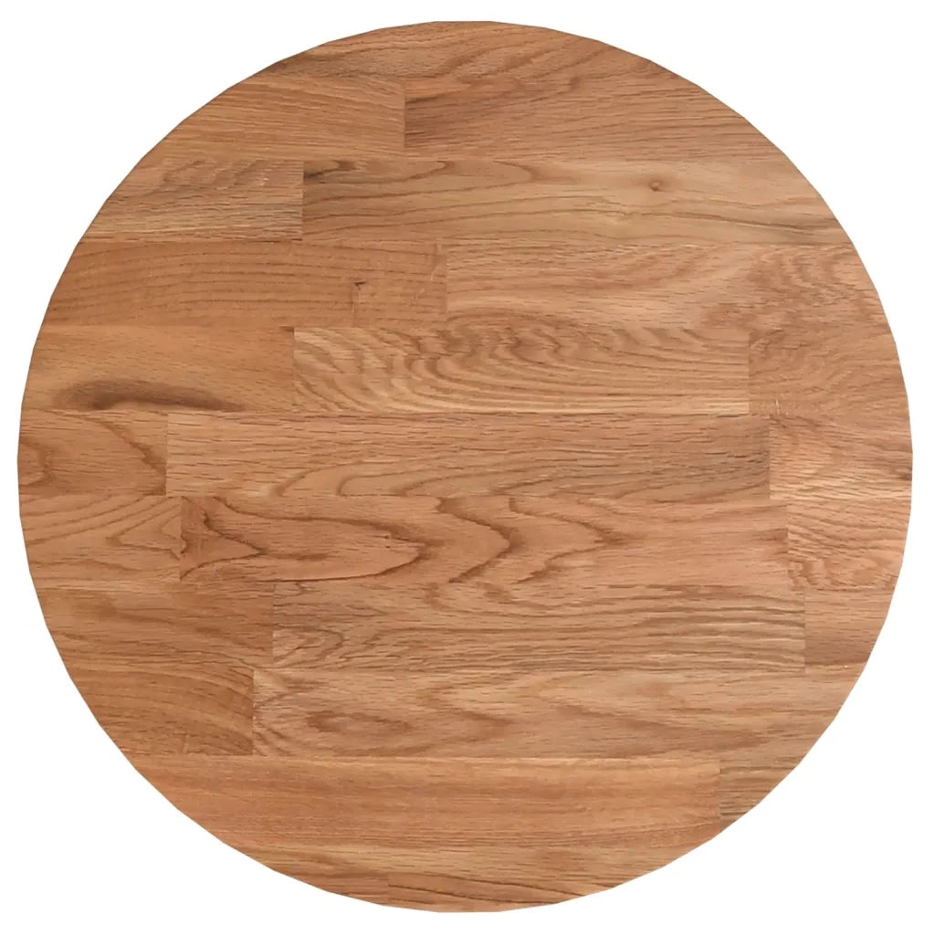 Piano Tavolo Rotondo Marrone Chiaro Ã˜30x1,5 cm Rovere Trattato