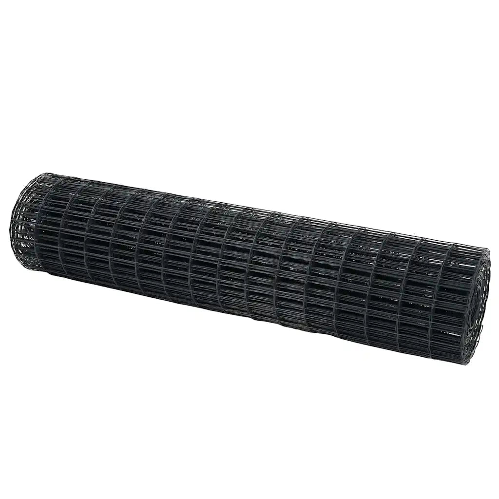 Recinzione Euro Grigio 1 x 25 m Ferro rivestito in PVC 42004525