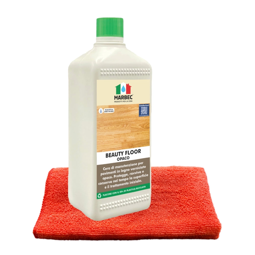 KIT RESTAURA LEGNO VERNICIATO OPACO Set Restauro ravviva e protegge parquet verniciato opaco