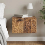 Mobiletto da notte a muro Legno antico 49 x 34,5 x 20 cm 898801