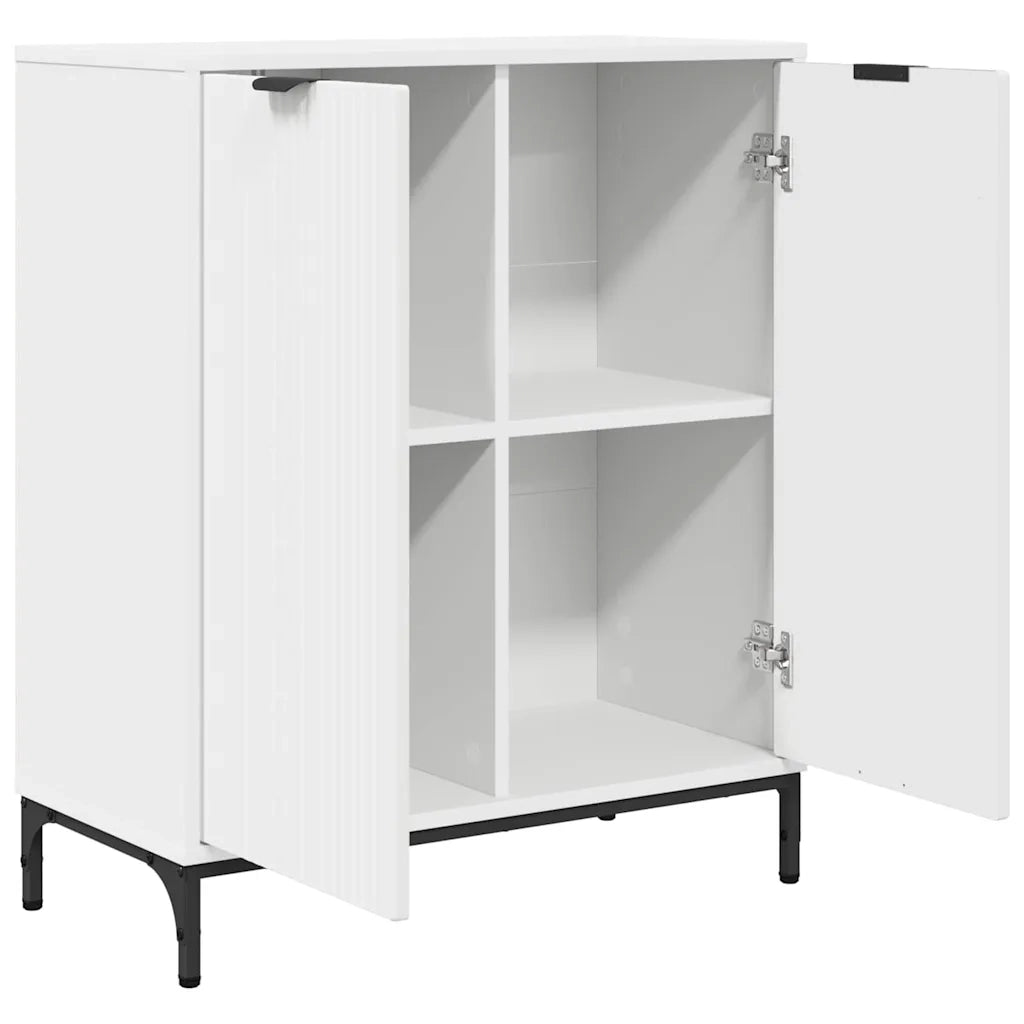 Credenza | Madia | Buffet da pranzo | Armadio da pranzo Bianco 69,5 x 33 x 82 cm Legno multistrato