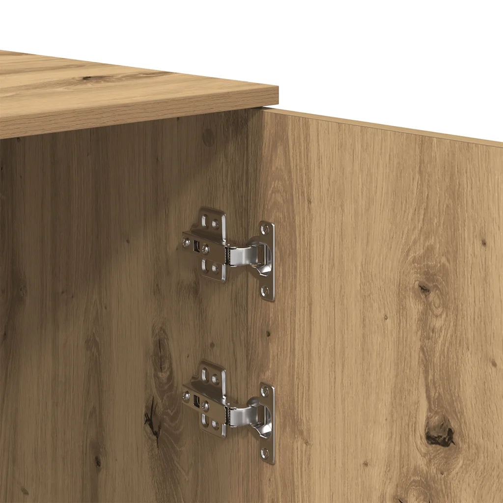 Mobile Portaoggetti Rovere Artigianale 40x45x103,5cm Truciolato 859041