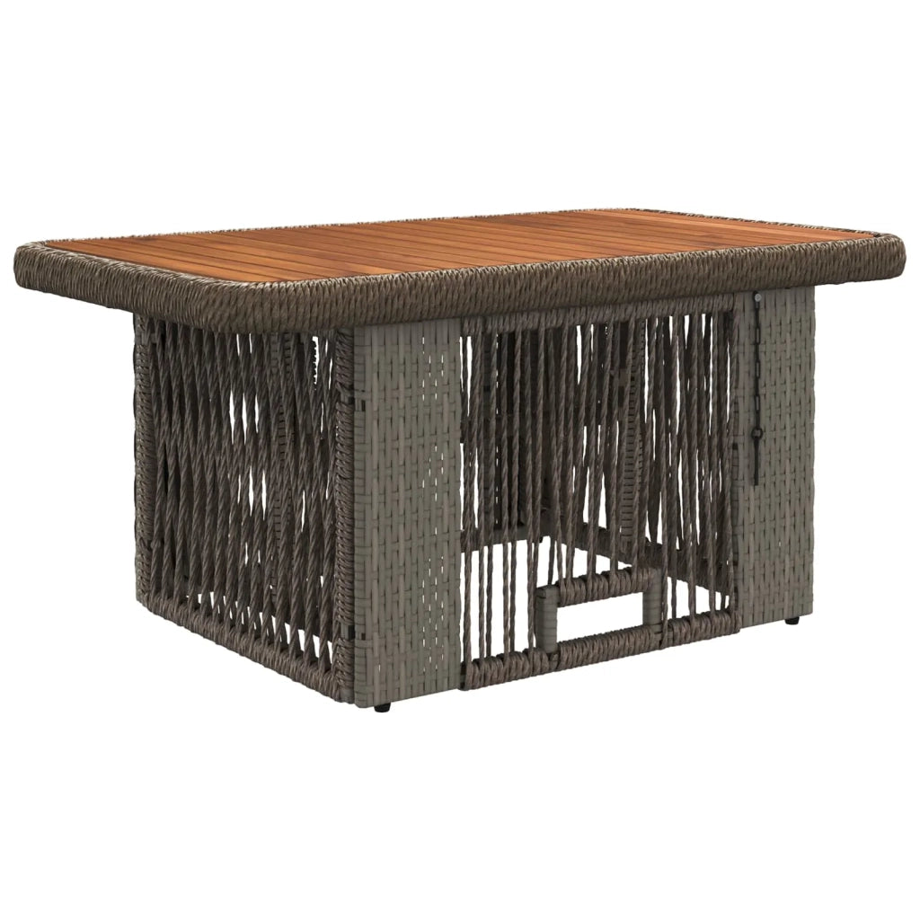 Set da Pranzo per Giardino 3 pz Grigio e Grigio Scuro 42026751