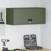 Armadio a muro per garage Oliver verde 80 x 33 x 35 cm 883279