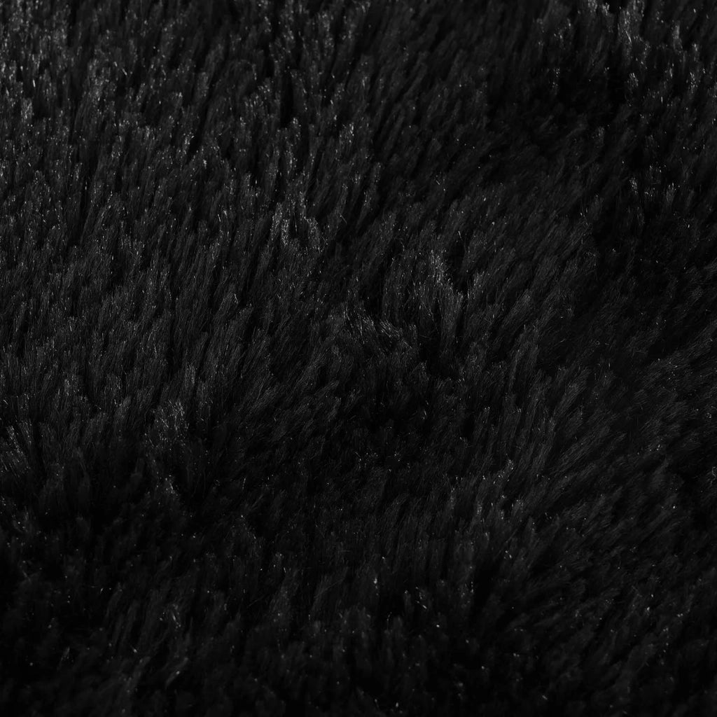 Cuscino con cuscino HEERLEN 2 pz Nero Fleece PV 929217