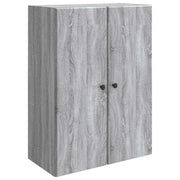 Mobiletto a muro Sonoma grigio 66 x 34,5 x 90 cm