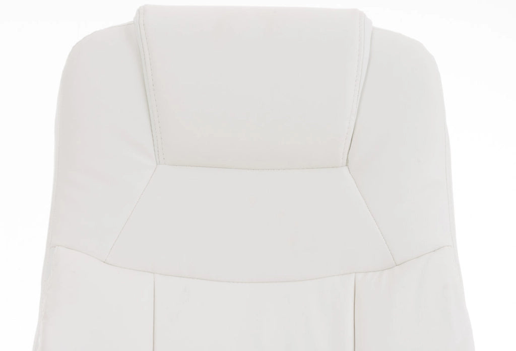 Sedia da ufficio BIG Apoll in similpelle bianco