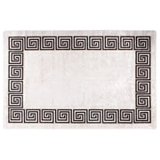 Tappeto del soggiorno | Tappeto Lavabile 80x150 cm Beige Chiaro