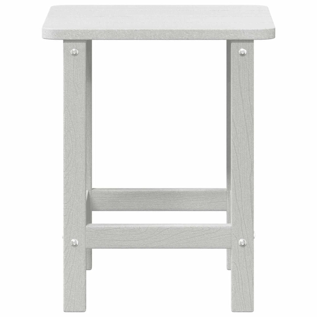 Tavolino da Giardino | Tavolo laterale Bianco 38 x 38 x 46 cm Polietilene