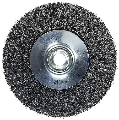 Makita D-39849 Spazzola Conica 115mm Attacco M14 Filo Acciaio Ondulato 0,3mm 12500 rpm