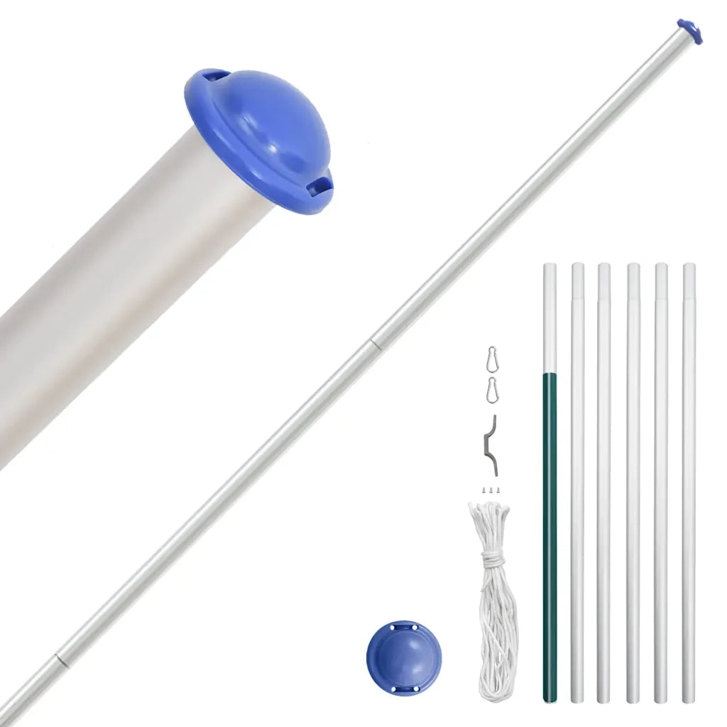 Asta e Bandiera Europa 6,08 m Alluminio CFW7158412