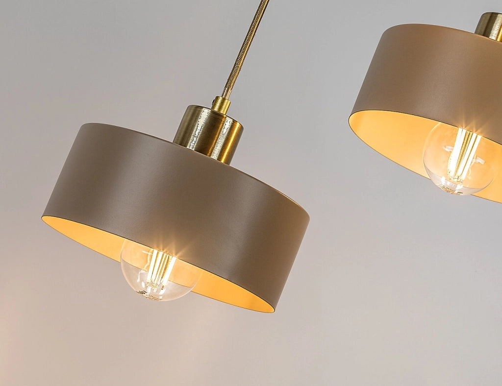 Lampada a sospensione Tisandra 3xE27 beige oro Rabalux