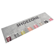 Elegante tappetino da cucina lavabile con stampa Shoezone 150 x 45 cm antiscivolo velluto nero 02_0046053